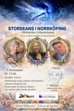 Storseans på Holistic hälsomässa i Norrköping